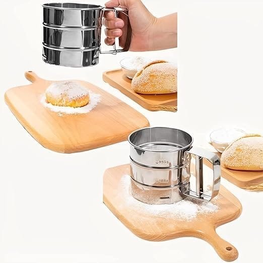 Hand-Press Mechanical Flour Cup