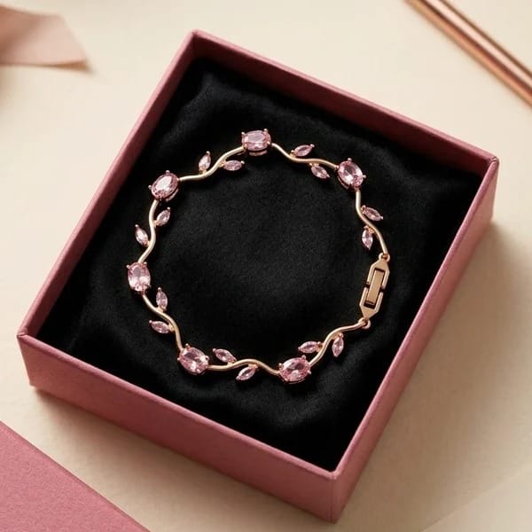 Flower Crystal Bracelet 1 pice