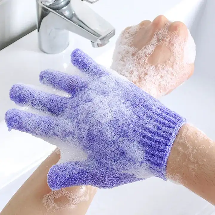 3D Textured Bath Gloves 1Jhora