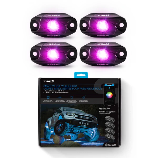 RGB LED Lights 4 pice