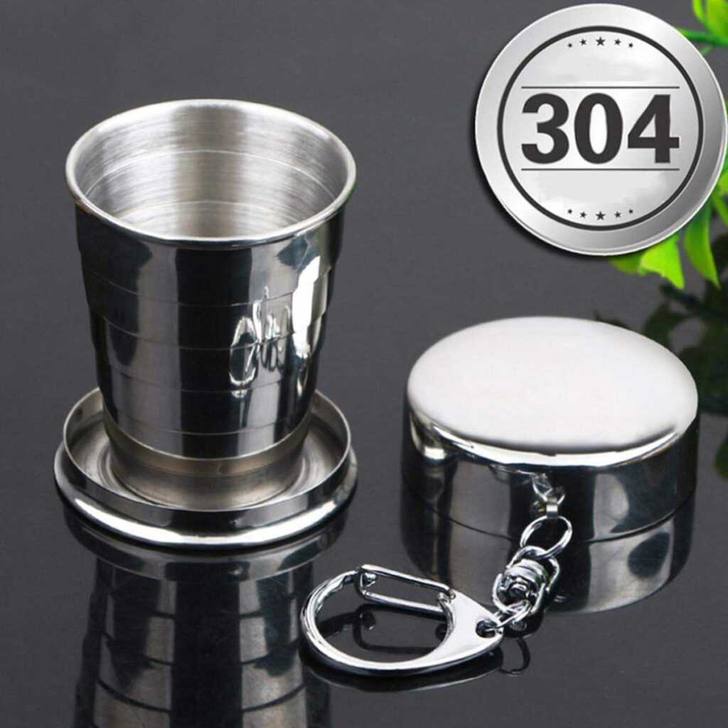 Stainless Steel Foldable Water Cup