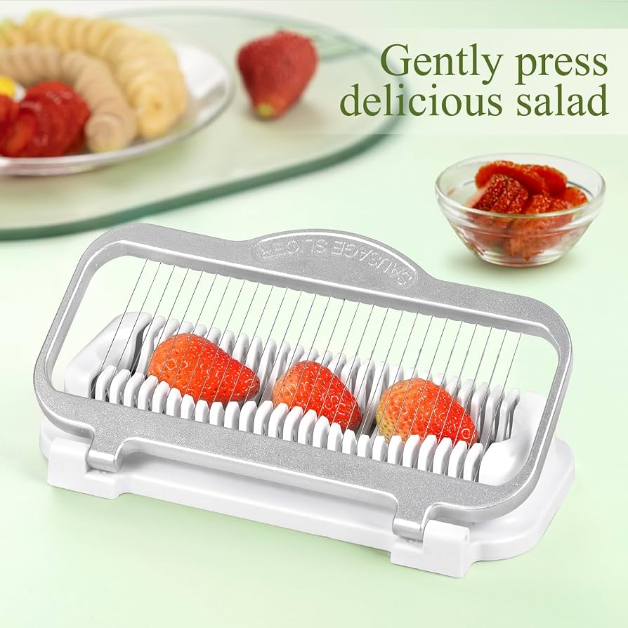 multipurpose egg and fruit slicer 2 pice