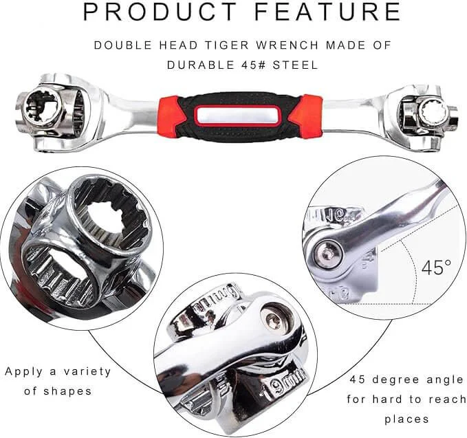 48 in 1 Universal Wrench Tool