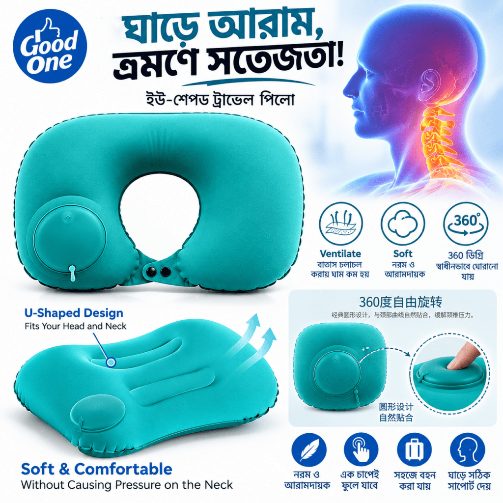 Premium Travel Air Pillow cobo