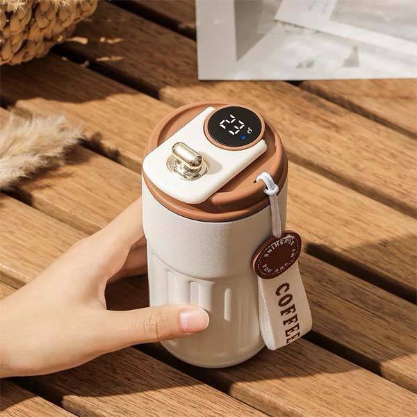 LED Thermal Coffee Mug
