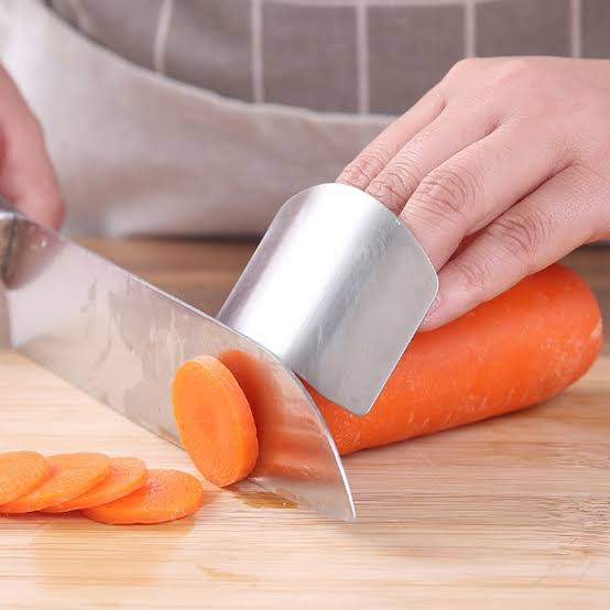 Stainless Steel Finger Guard for Cutting 2 pice