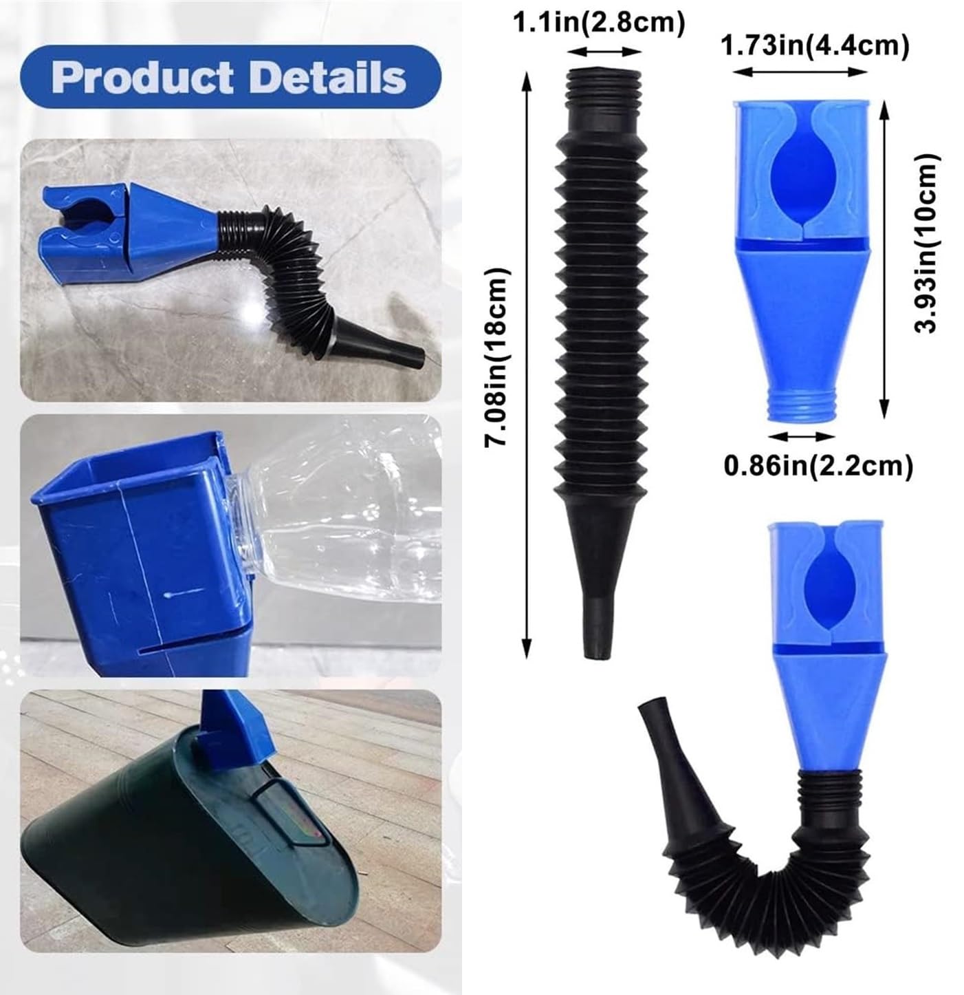 Adjustable Bottle Oil Funnel Set - Image 4