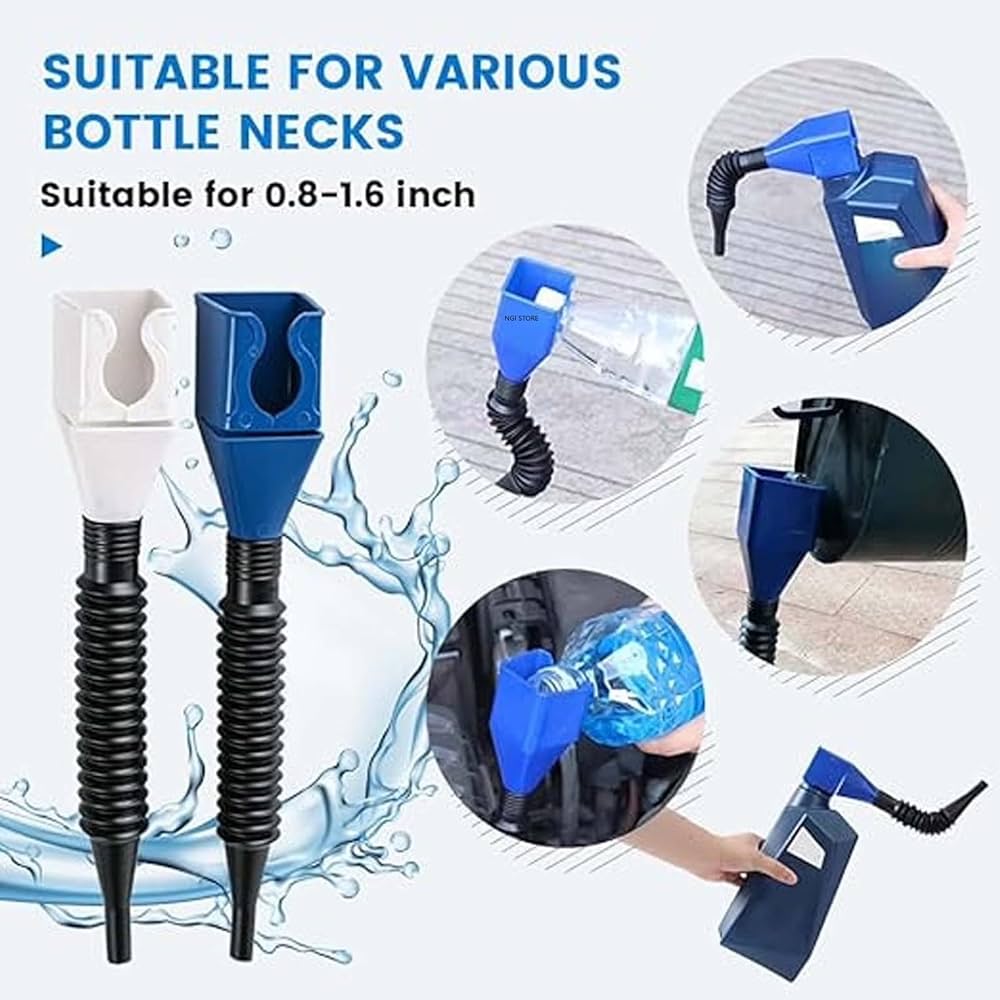 Adjustable Bottle Oil Funnel Set - Image 5