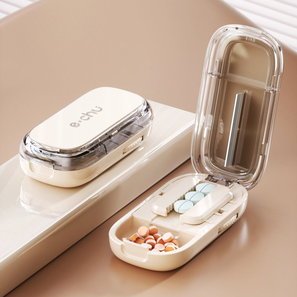 Smart Pill Cutter & Medicine Storage Case