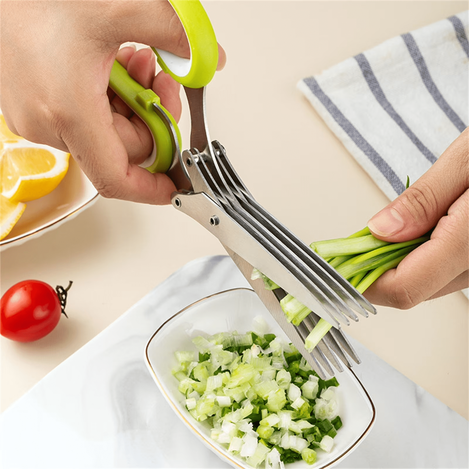5-Blade Herb & Vegetable Kitchen Scissors